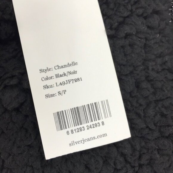 Silver Jeans Co.Chandelle Teddy Biker Jacket - Picture 9 of 9